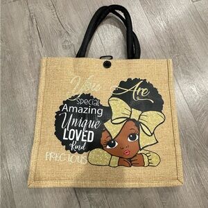 Cute Girl Tote Bag
